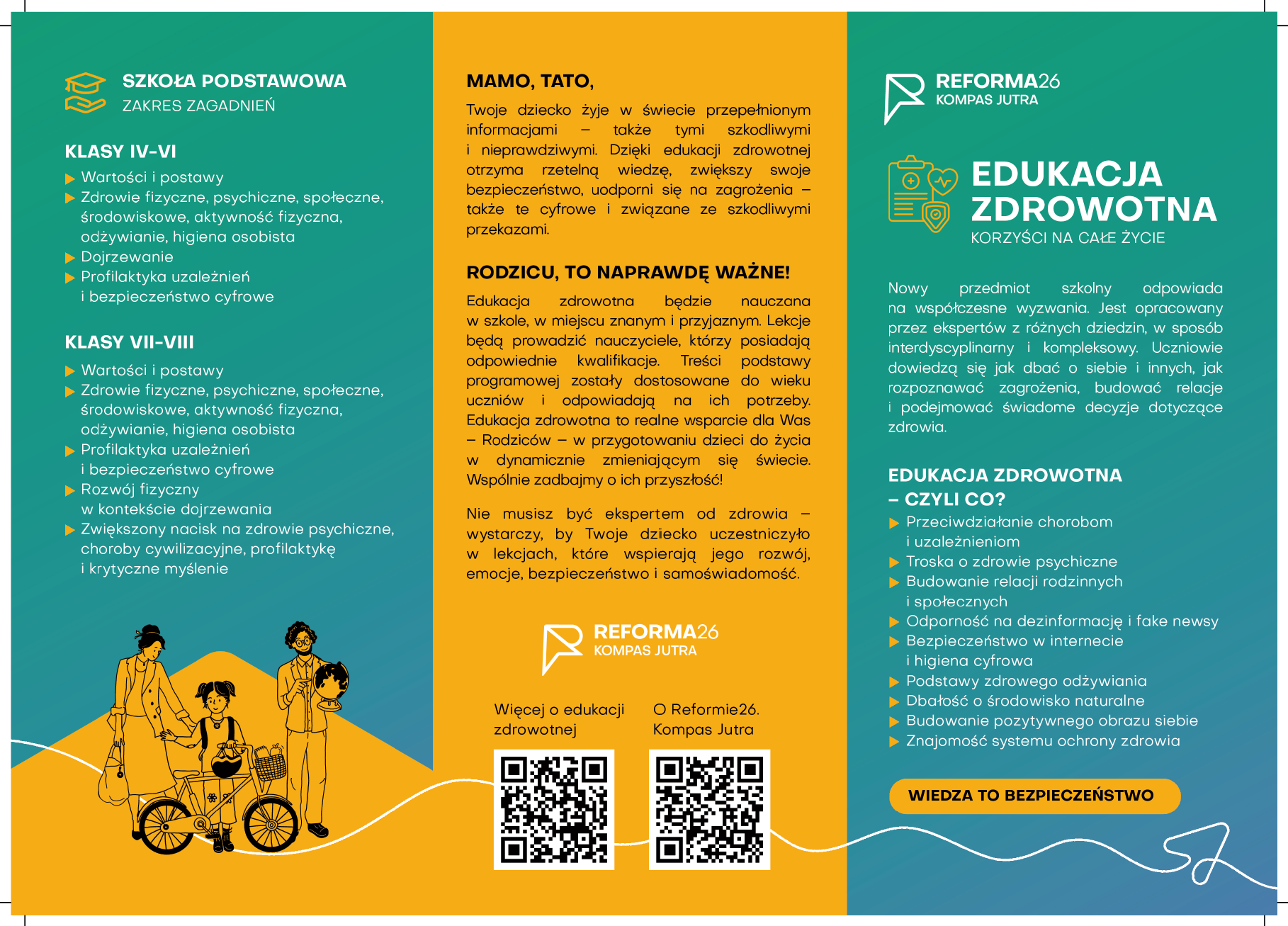 Opis korzyści nauczania przedmiotu "Edukacja Zdrowotna" cz.2