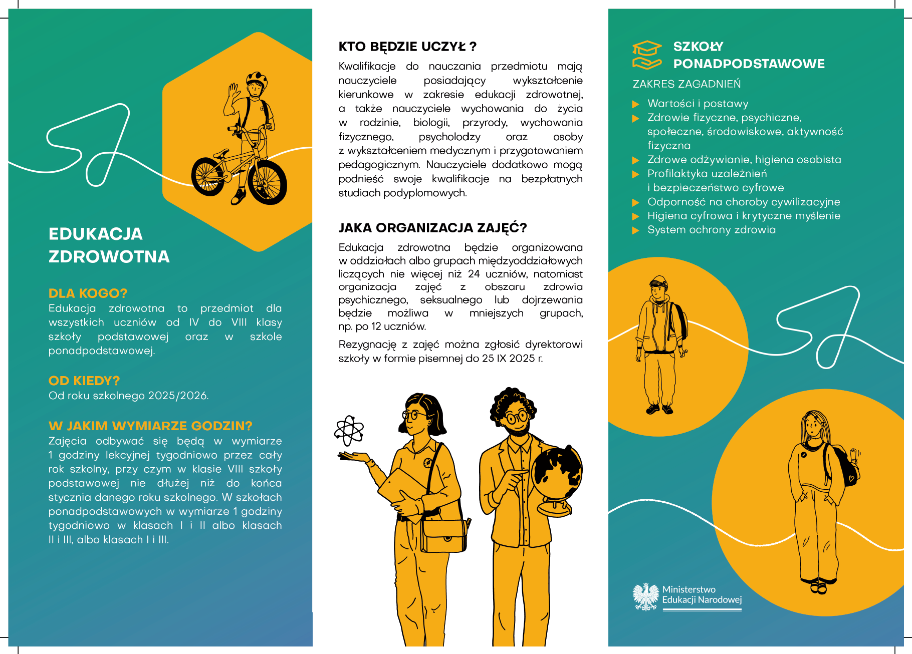 Opis korzyści nauczania przedmiotu "Edukacja Zdrowotna" cz.2